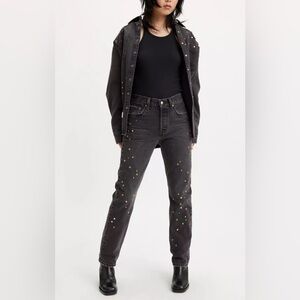 NWT Levi’s Premium 501® ORIGINAL FIT STUDDED JEANS (25x30 and 25x32 available)